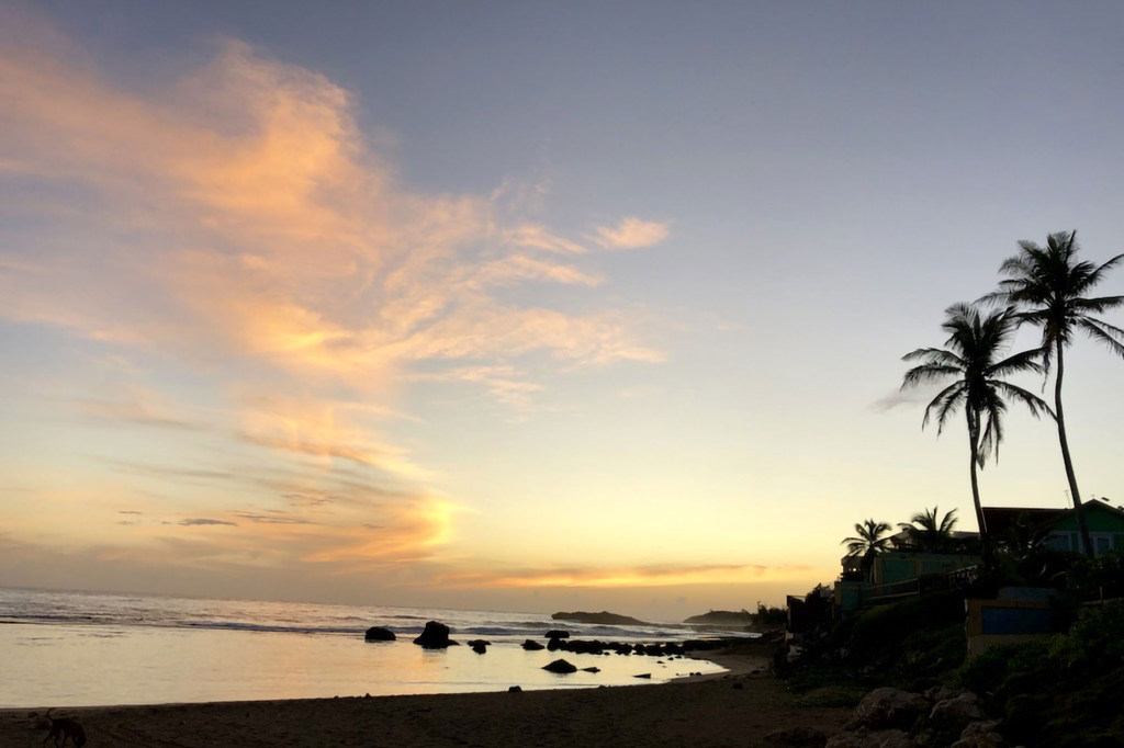 Playa en Puerto Rico.